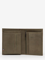 Portefeuille Porte-monnaie Oil Cuir Etrier Vert oil EOIL142-vue-porte