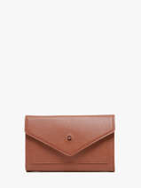 Portefeuille Madras Cuir Etrier Marron madras EMAD469