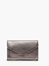 Portefeuille Etincelle Irise Cuir Etrier Rose etincelle irisee EETI469