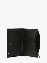 Portefeuille Porte-monnaie Cuir Etrier Noir madras EMAD619-vue-porte