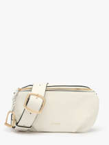 Belt Bag Torsade Leather Etrier White torsade ETOS022M-vue-porte