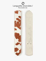 Languette Fantaisie Agn�s Etrier Marron agnes EAGN121A-vue-porte