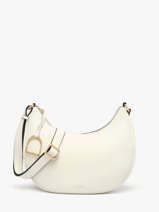 Shoulder Bag Torsade Leather Etrier White torsade ETOS167M-vue-porte