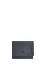 Porte-monnaie Madras Cuir Etrier Bleu madras EMAD097