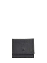 Porte-monnaie Madras Cuir Etrier Noir madras EMAD097