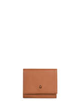 Porte-monnaie Madras Cuir Etrier Marron madras EMAD097