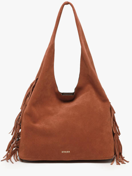 Sac Porté épaule L Country Cuir Etrier Marron country ECOU154L