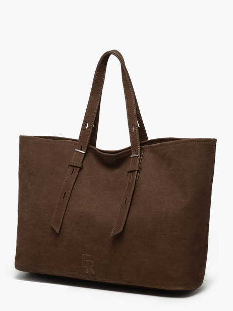 Cabas Cavalier Nubuck Cuir Etrier Marron cavalier nubuck ECAN127M vue secondaire 1
