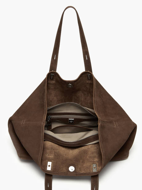 Cabas Cavalier Nubuck Cuir Etrier Marron cavalier nubuck ECAN127M vue secondaire 2