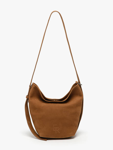 Sac Bandoulière Cavalier Nubuck Cuir Etrier Marron cavalier nubuck ECAN126S