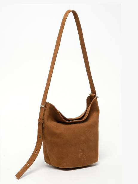 Sac Bandoulière Cavalier Nubuck Cuir Etrier Marron cavalier nubuck ECAN126S vue secondaire 1