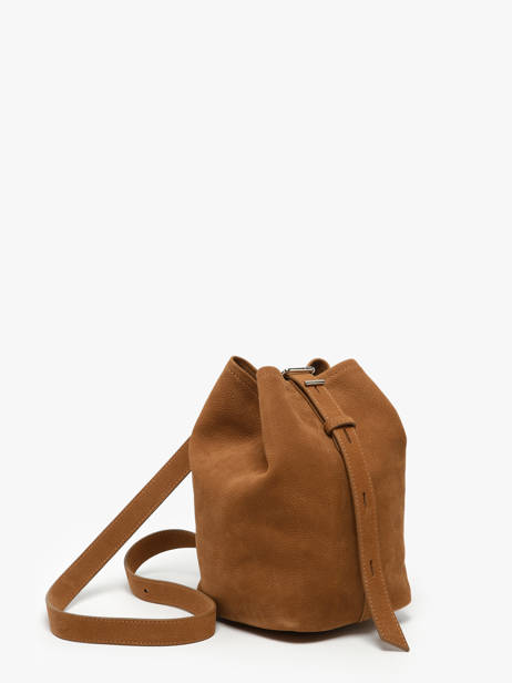 Sac Bandoulière Cavalier Nubuck Cuir Etrier Marron cavalier nubuck ECAN126S vue secondaire 2