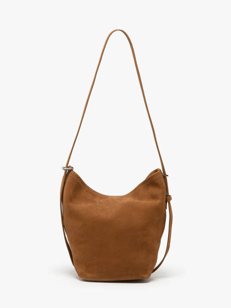 Sac Bandoulière Cavalier Nubuck Cuir Etrier Marron cavalier nubuck ECAN126S vue secondaire 4