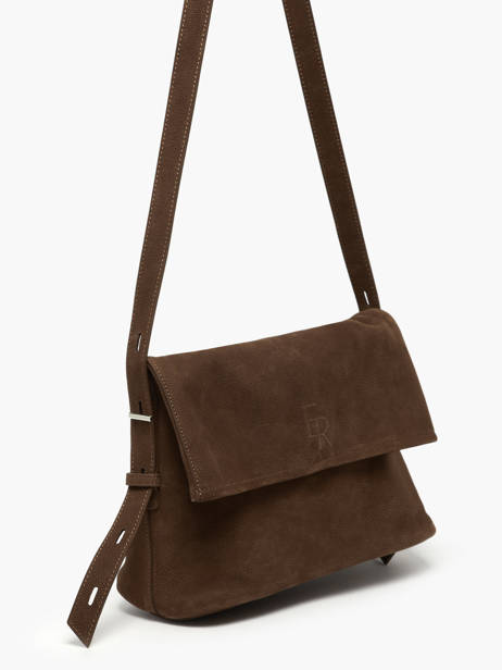 Sac Bandoulière Cavalier Nubuck Cuir Etrier Marron cavalier nubuck ECAN135M vue secondaire 1