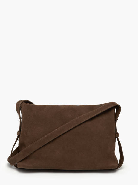 Sac Bandoulière Cavalier Nubuck Cuir Etrier Marron cavalier nubuck ECAN135M vue secondaire 3