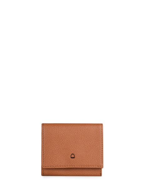 Porte-monnaie Madras Cuir Etrier Marron madras EMAD097